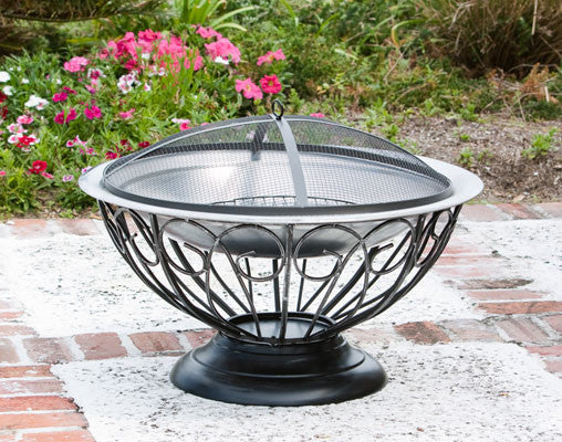Well Traveled Living 2119 Stainless Steel Urn Fire Pit