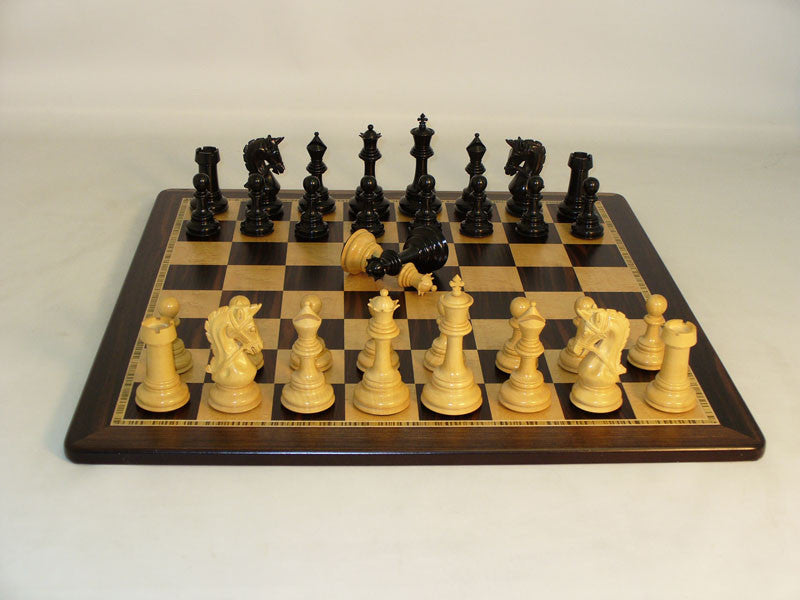 Ww Chess 42eprdq-ebm Ebony Parthenon Ebony Birdseye Maple Board