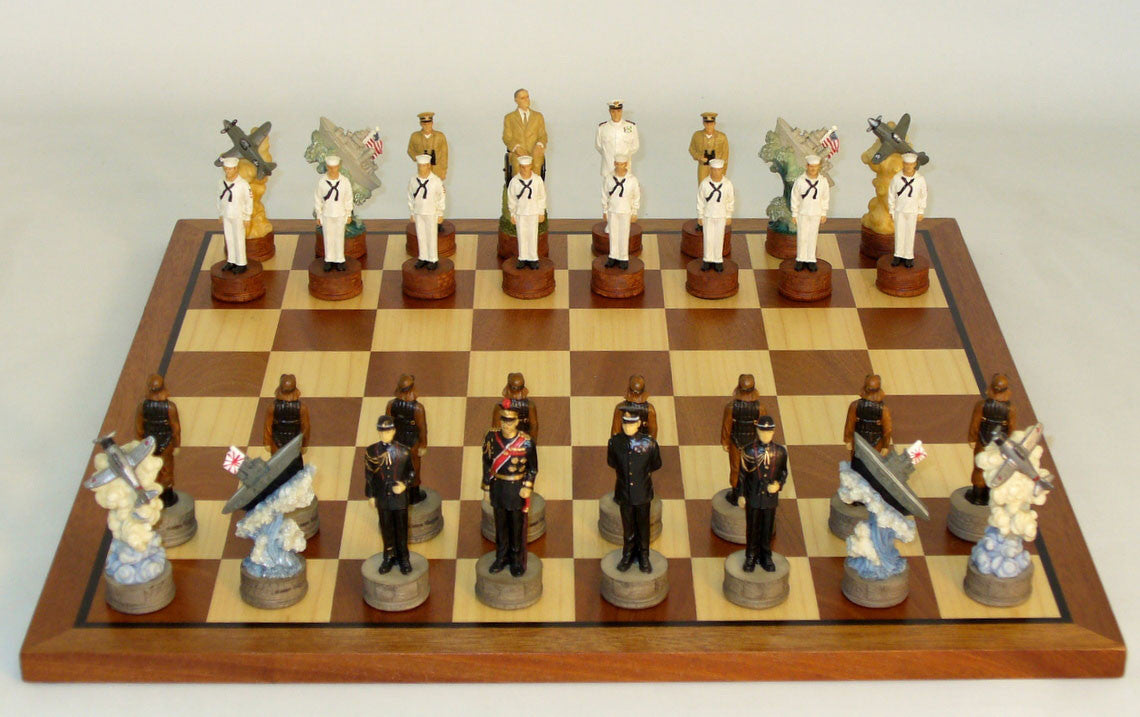Royal Chess Pearl Harbor Chess Set (r74570-sm)