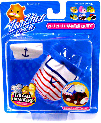 Zhu Zhu Pets Hamster Outfit - Sailor Hamster Not Included