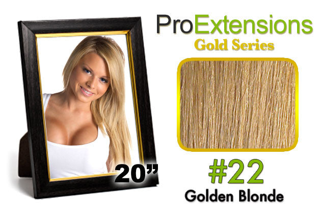 Pro-extensions Prct-20-22 #22 Medium Golden Blonde Pro Cute