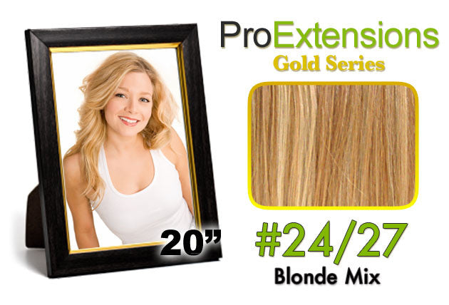 Pro-extensions Prct-20-2427 #24/27 Light Blonde W/dark Blonde Highlights Pro Cute