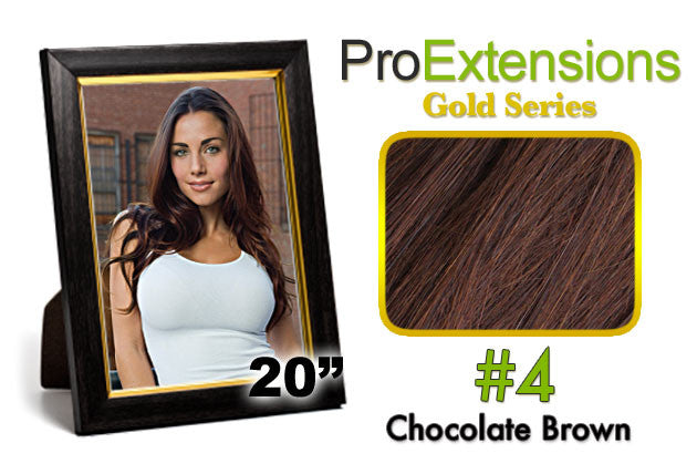 Pro-extensions Prct-20-4 #4 Chocolate Brown Pro Cute