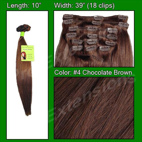 Pro-extensions Prst-10-4 #4 Chocolate Brown - 10 Inch