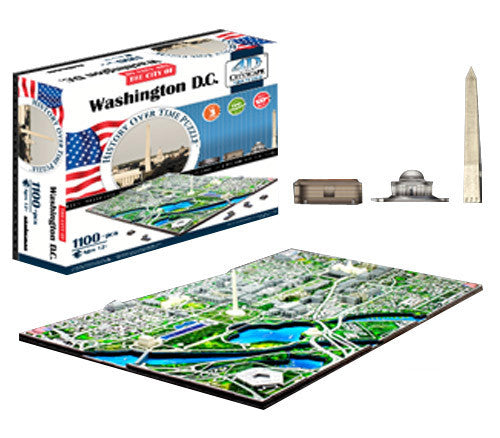 4d Cityscape TCYS-04 4D Washington DC Skyline Time Puzzle