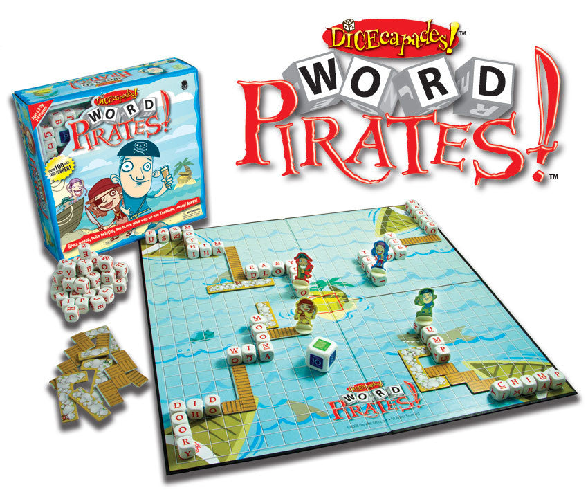 Haywire Group Thay-03 Dicecapades Word Pirates Board Game
