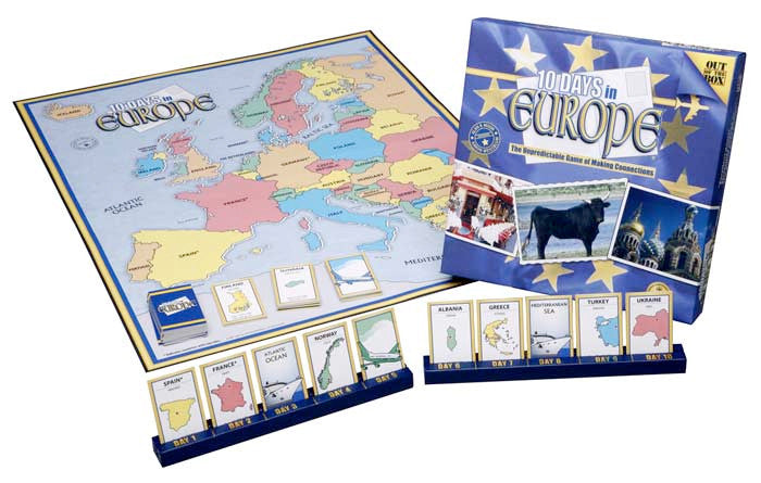 Out Of The Box Publishing Toob-02 10 Days In Europe Board Game