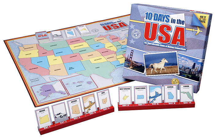 Out Of The Box Publishing Toob-04 10 Days In The Usa Board Game