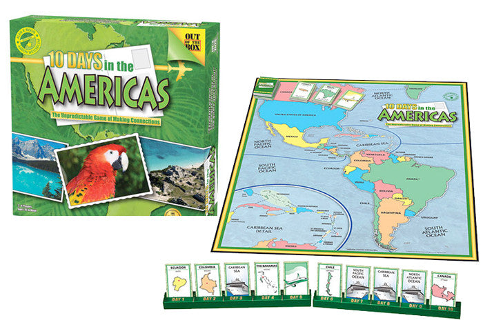 Out Of The Box Publishing Toob-05 10 Days In The Americas Board Game