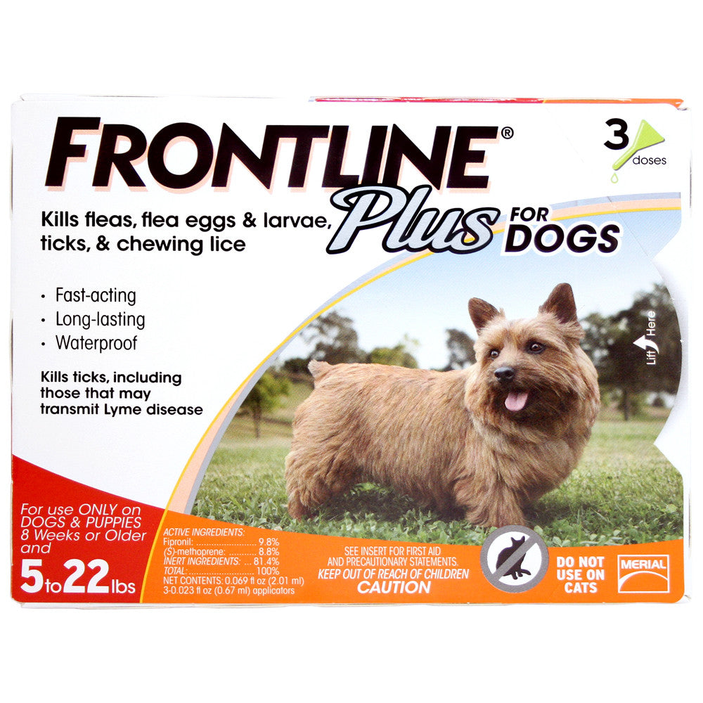 Frontline Plus, Dogs 11-22 Lbs (3 Doses)
