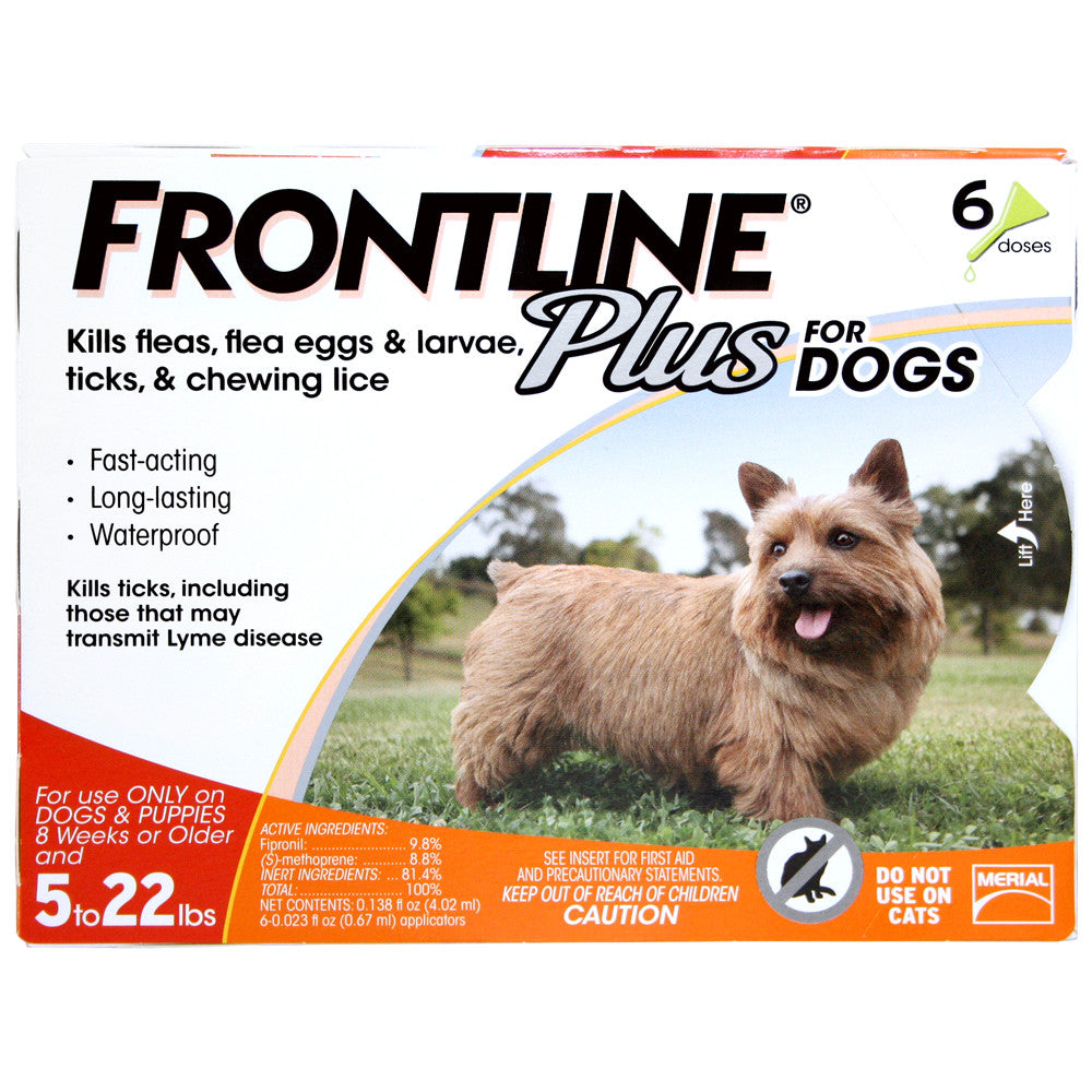 Frontline Plus, Dogs 11-22 Lbs (6 Doses)