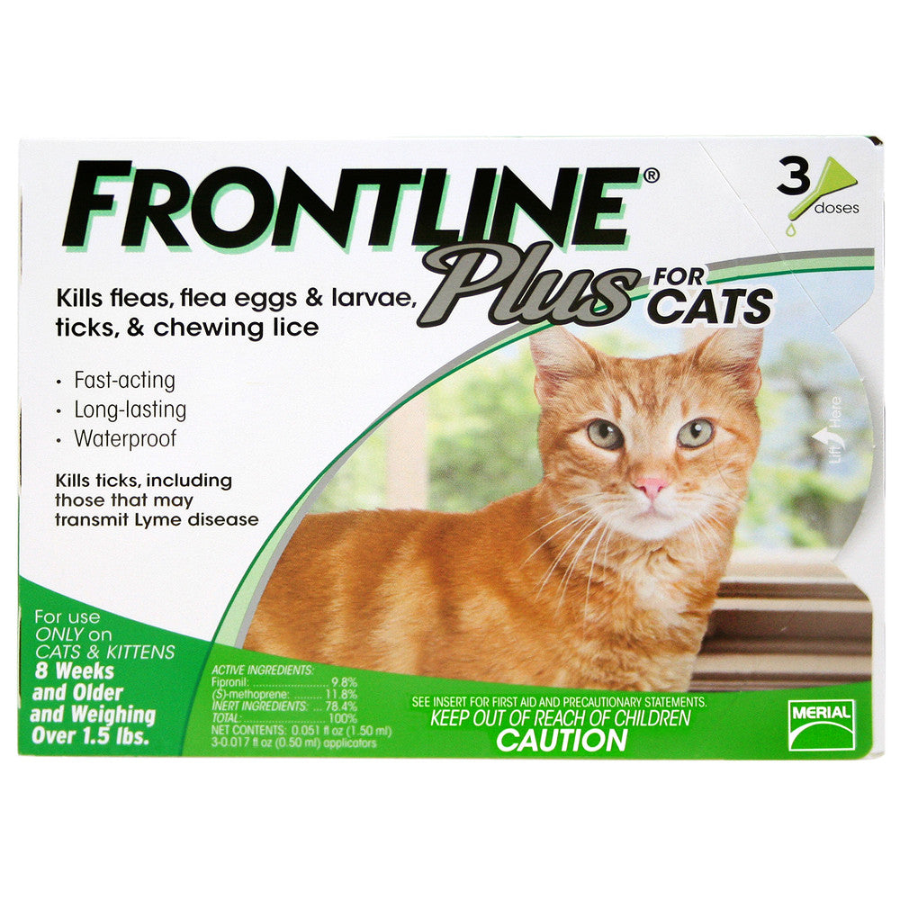 Frontline Plus Cats (3 Tubes)