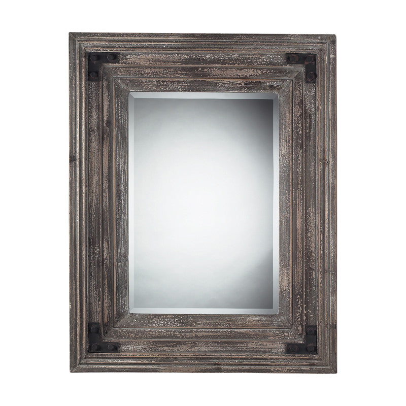 Sterling Industries 116-005 Rectangle Mirror In Distressed Wood