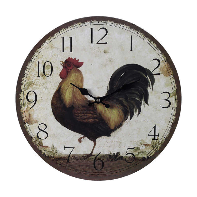 Sterling Industries 118-031 Rooster Clock - Large