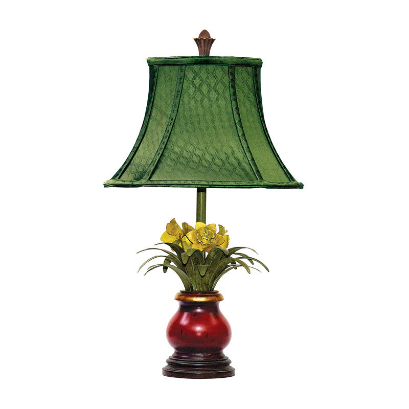 Sterling Industries 91-083 Flowers In Ruby Vase Lamp