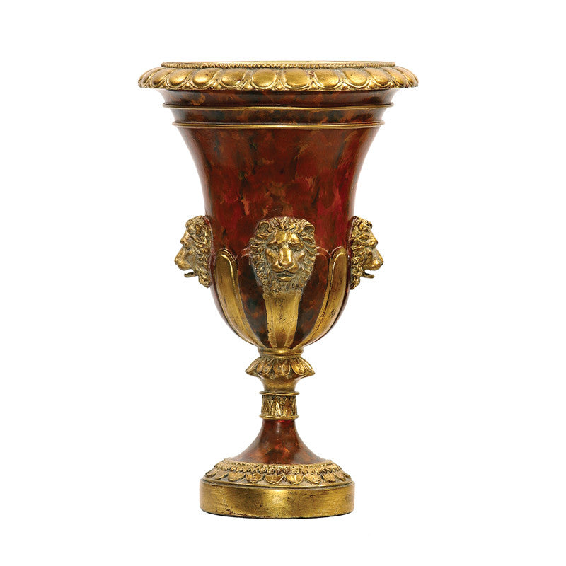 Sterling Industries 91-1644 Large Lion Head Urn