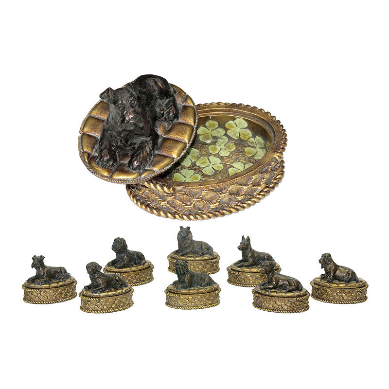 Sterling Industries 91-1797 Set/8 Lucky Dog Boxes