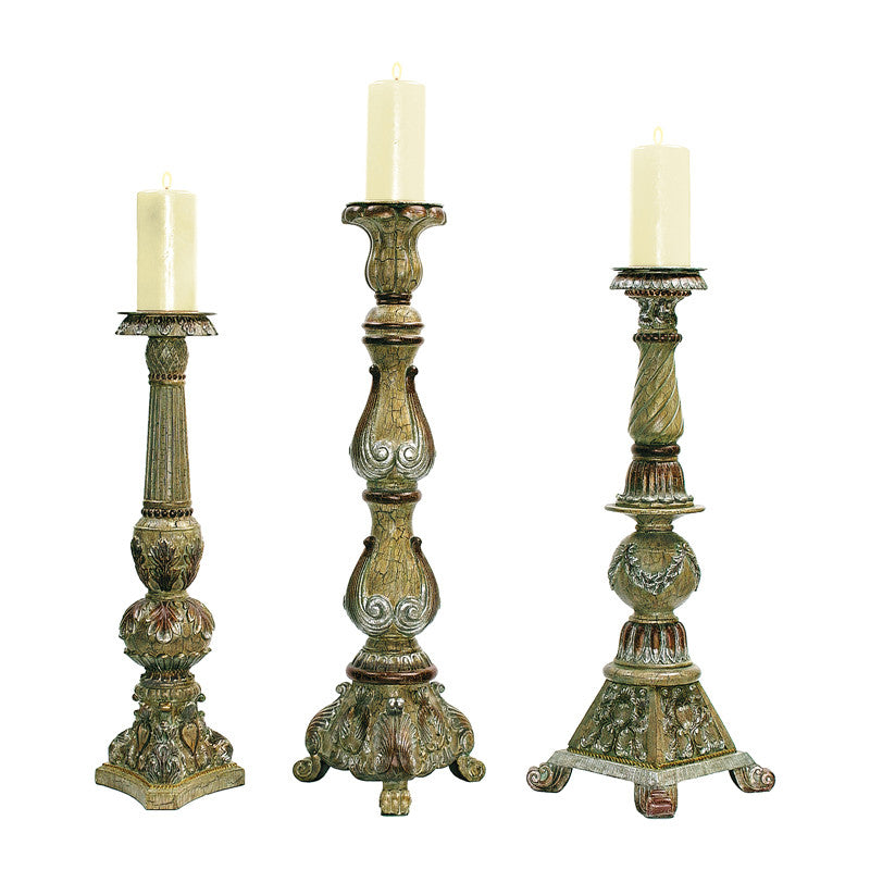 Sterling Industries 91-2729 Set/3 Imperial Candlesticks