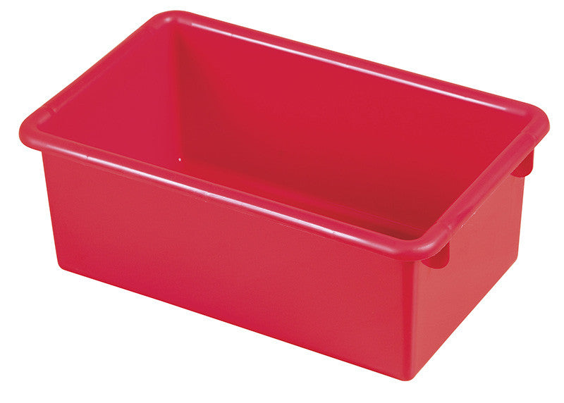 Ecr4kids Elr-0101-rd Stack & Store Tub Without Lid - Red - Set Of 15