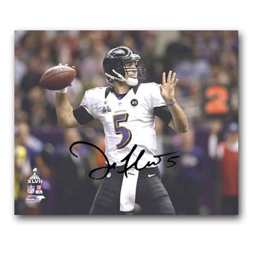 Baltimore Ravens Joe Flacco Superbowl 47 16x20 Unframed Autograph