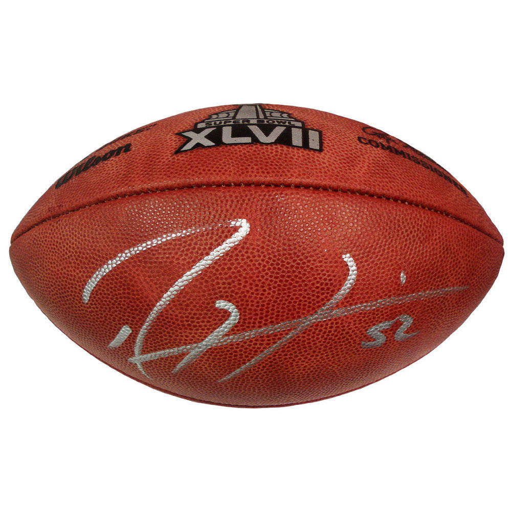 Baltimore Ravens Ray Lewis Superbowl 47 Football Autograph