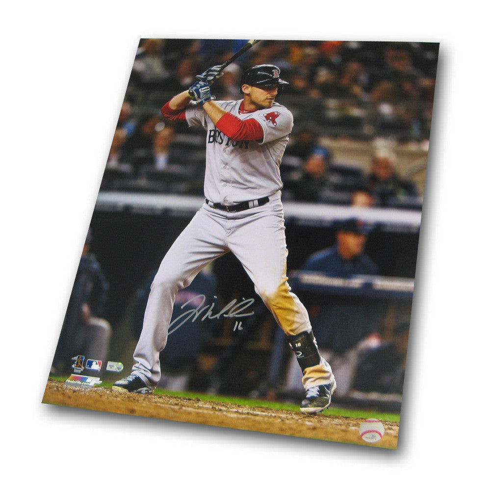 Autographed Will Middlebrooks 16-by-20 Inch Unframed Batting Photo