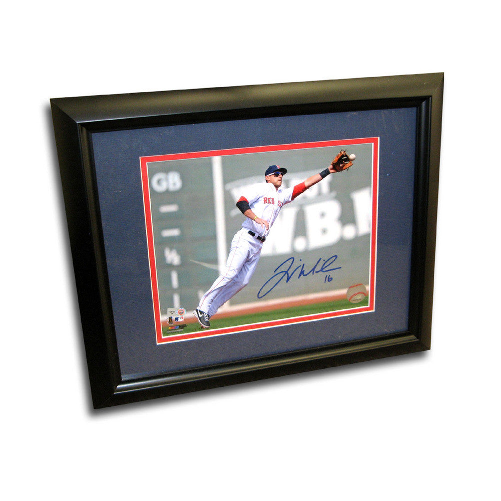 Autographed Will Middlebrooks 8-by-10 Inch Framed Fielding Photo