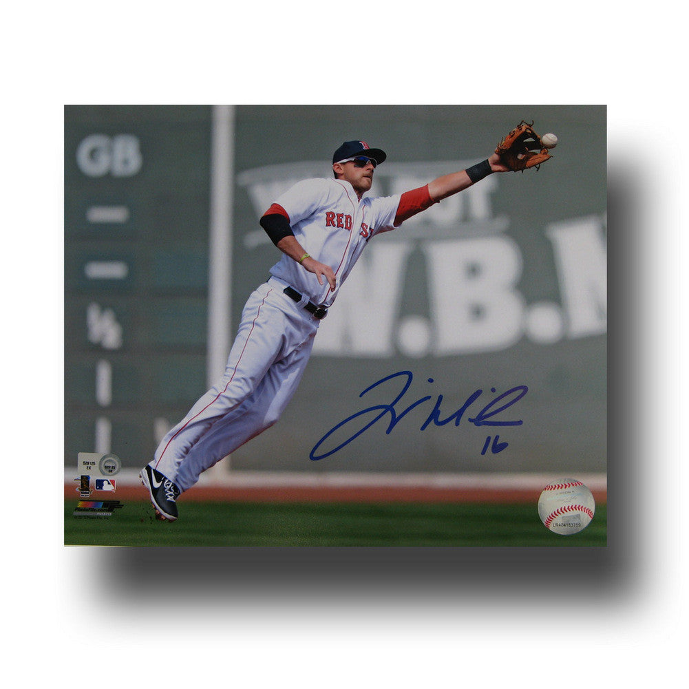 Autographed Will Middlebrooks 8-by-10 Inch Unframed Fielding Photo