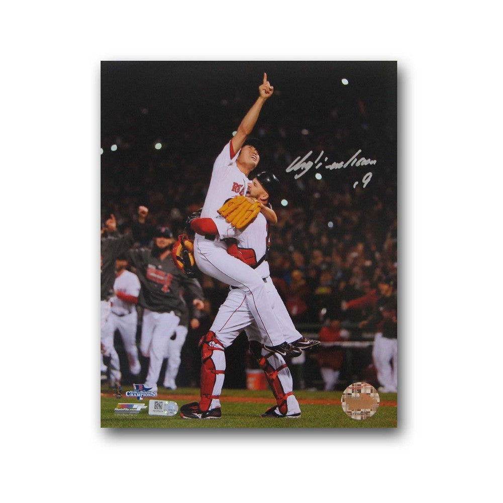 Autographed Koji Uehara 8x10 Unframed 2013 World Series Photo.