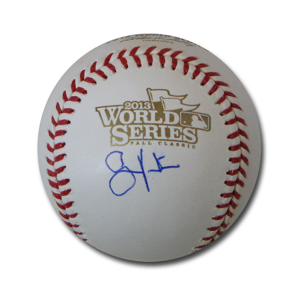 Autographed Shane Victorino 2013 World Series Baseball