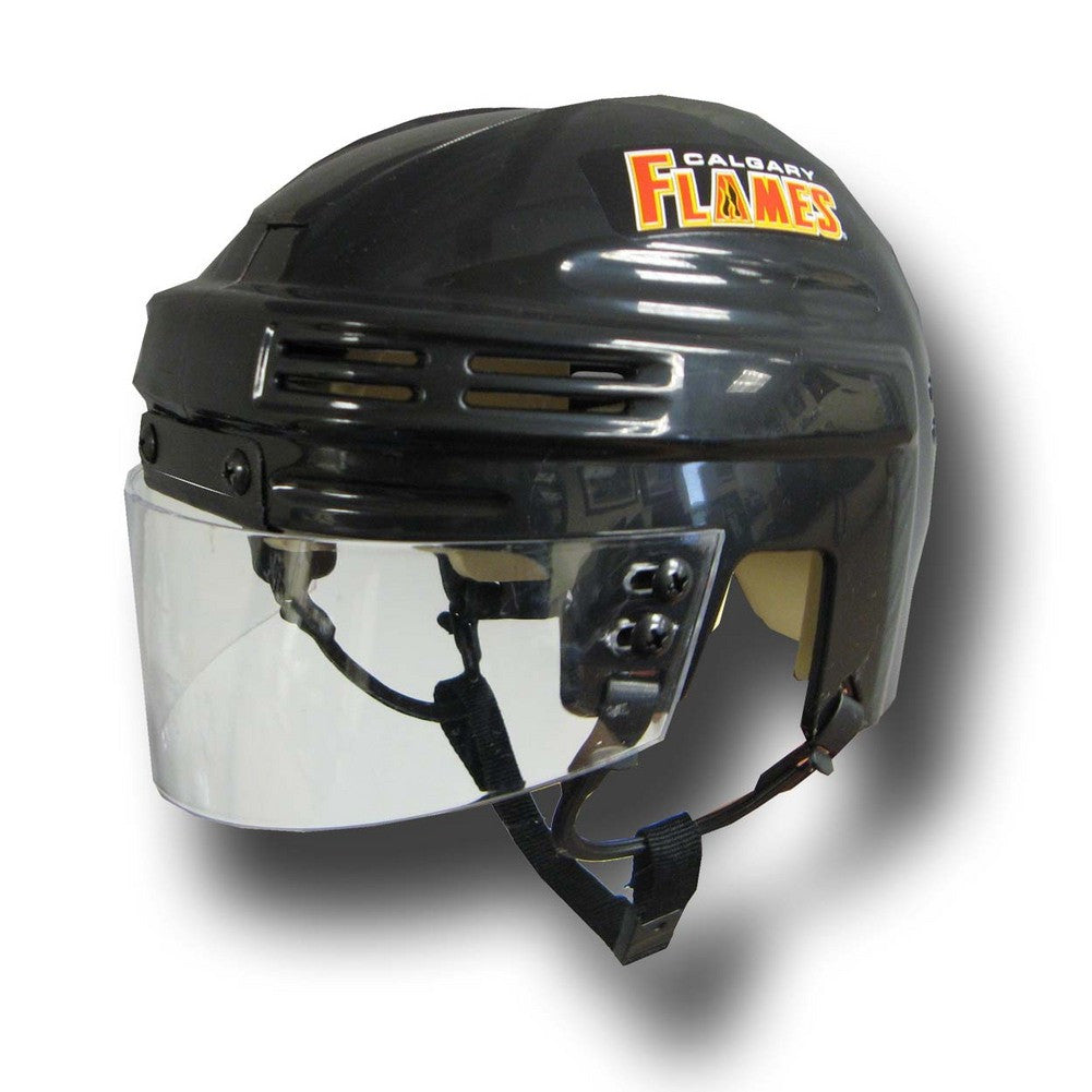 Official Nhl Licensed Mini Player Helmets - Calgary Flames