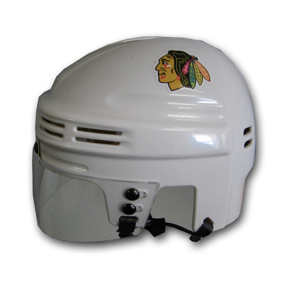 Official Nhl Licensed Mini Player Helmets - Chicago Blackhawks (white)