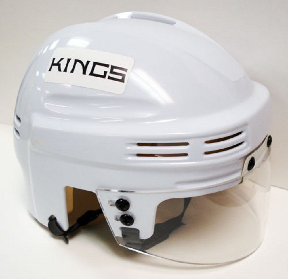 Official Nhl Licensed Mini Player Helmets - La Kings (white)