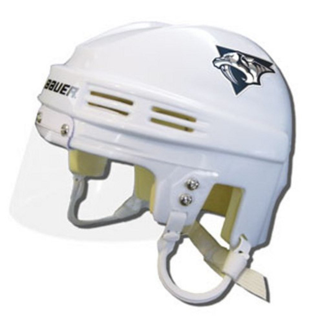 Official Nhl Licensed Mini Player Helmets - Nashville Predators (white)