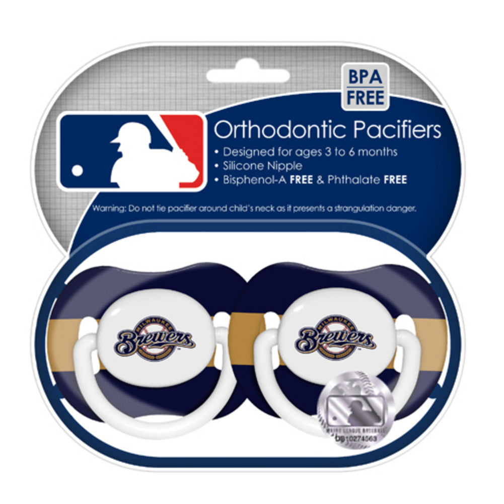 2-pack Pacifiers - Milwaukee Brewers