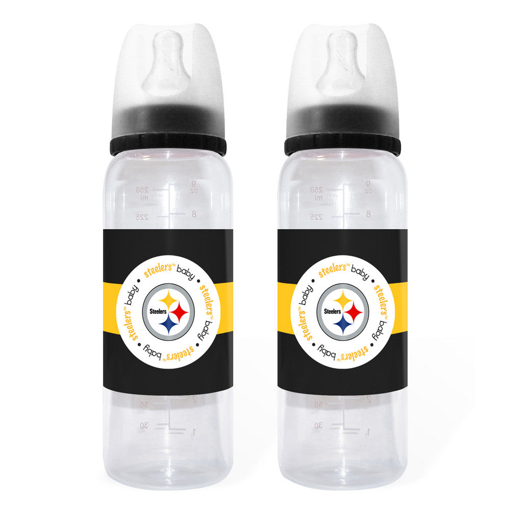 Baby Fanatic 2-pack Of Bottles - Pittsburgh Steelers