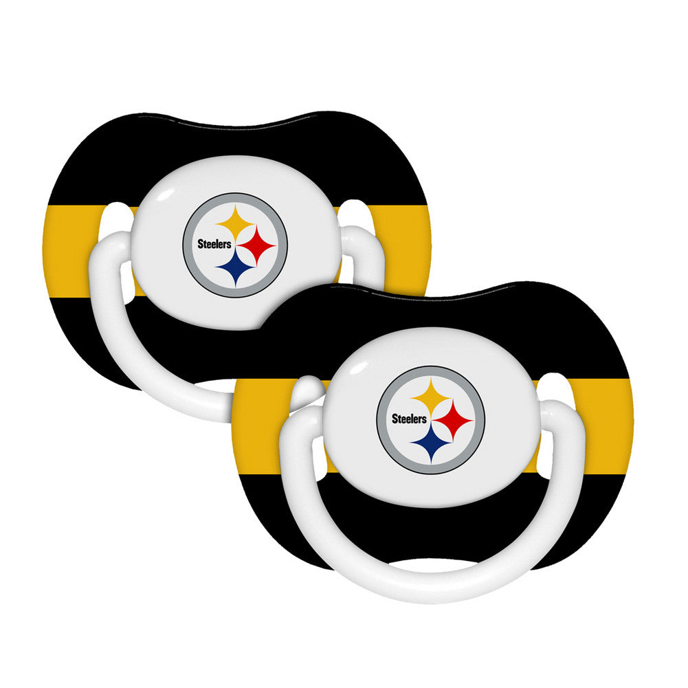 Baby Fanatic 2-pack Pacifiers - Pittsburgh Steelers