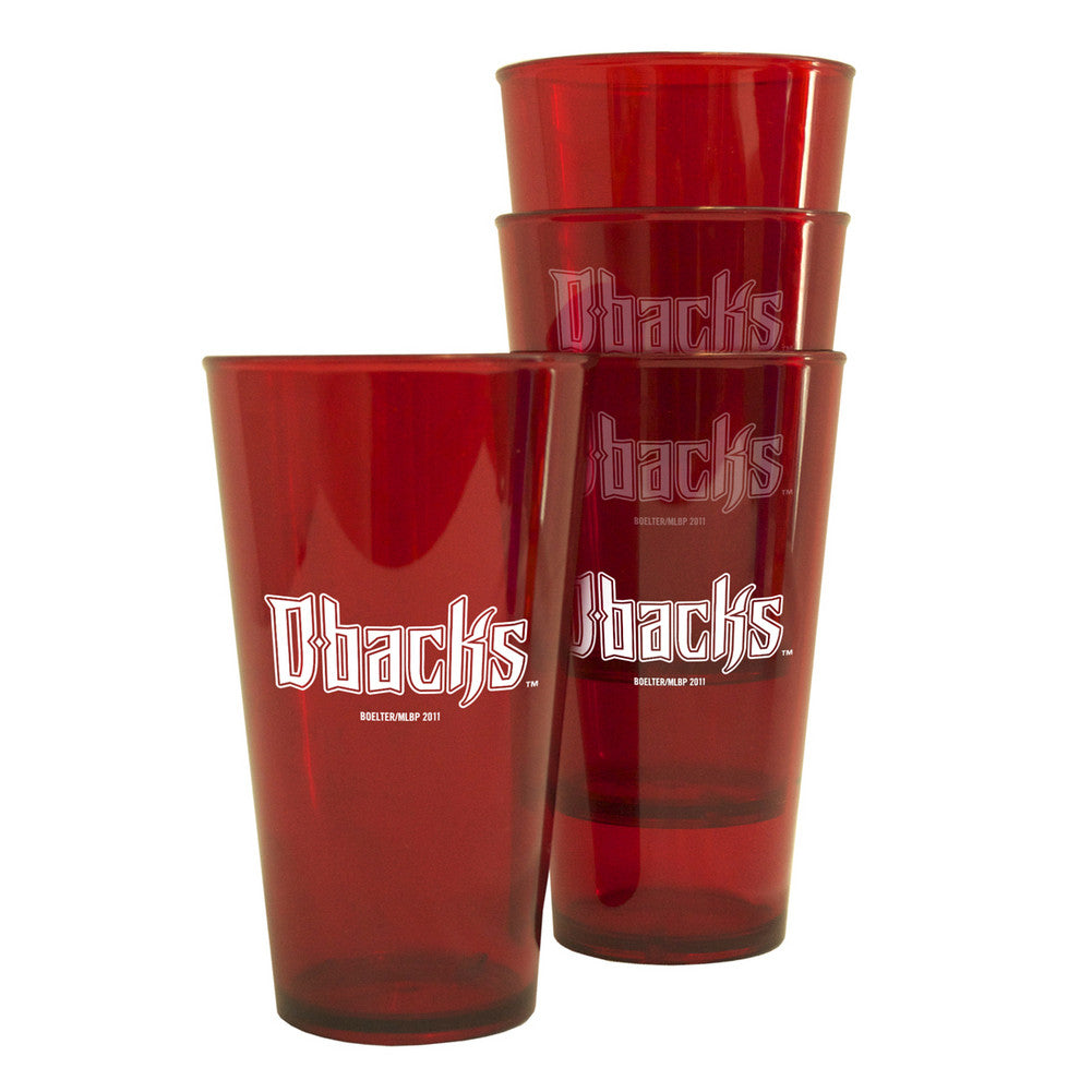 Boelter Plastic Pint Cups 4-pack - Arizona Diamondbacks