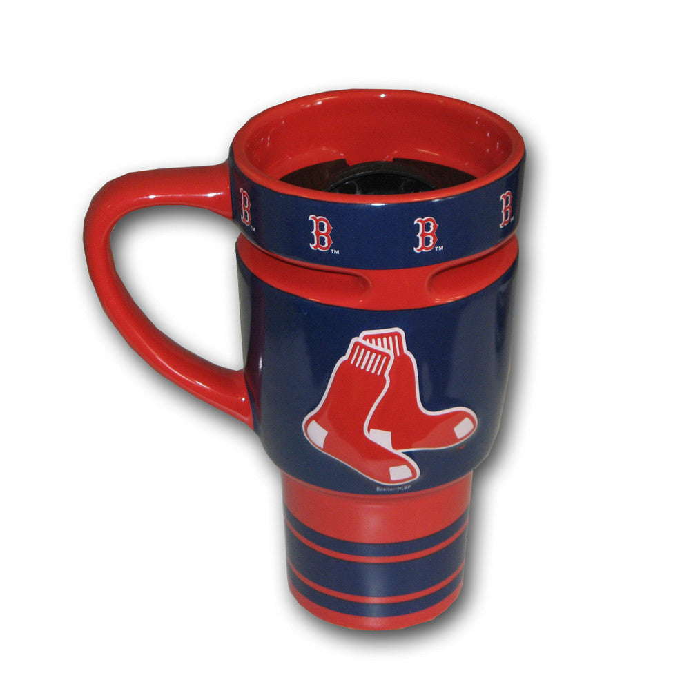 Mlb 15oz Sculpted Travel Mug - Boston Red Sox