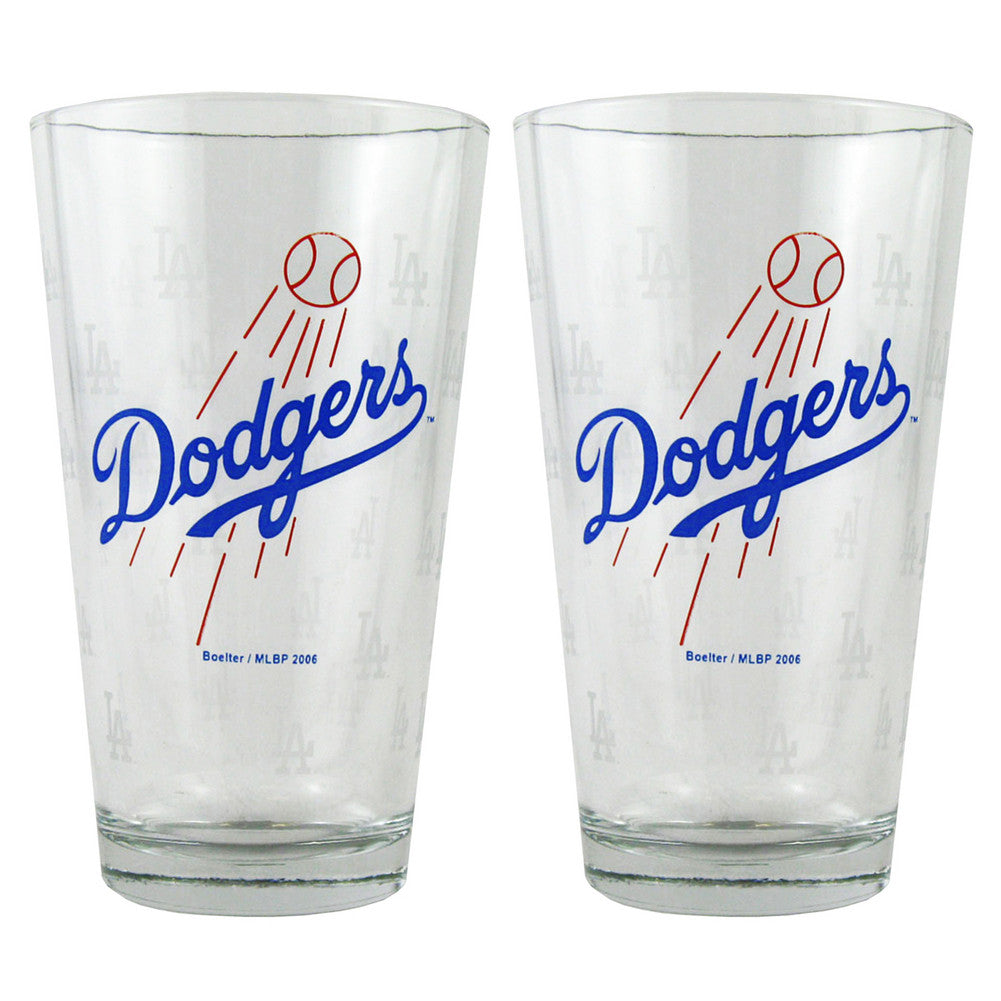 Boelter Pint Glass 2-pack - Los Angeles Dodgers