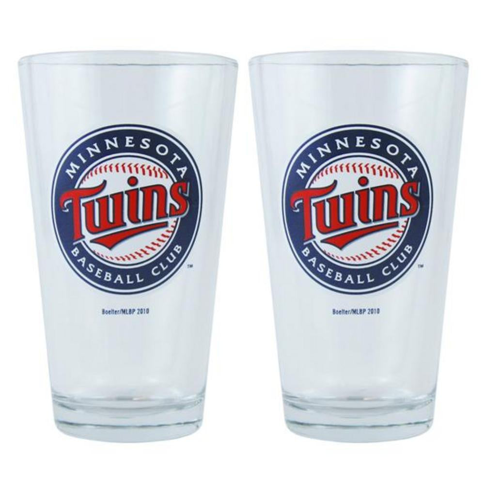 Boelter Pint Glass 2-pack - Minnesota Twins