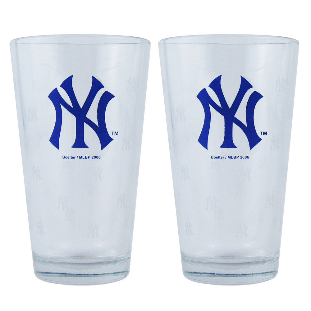 Boelter Pint Glass 2-pack - New York Yankees