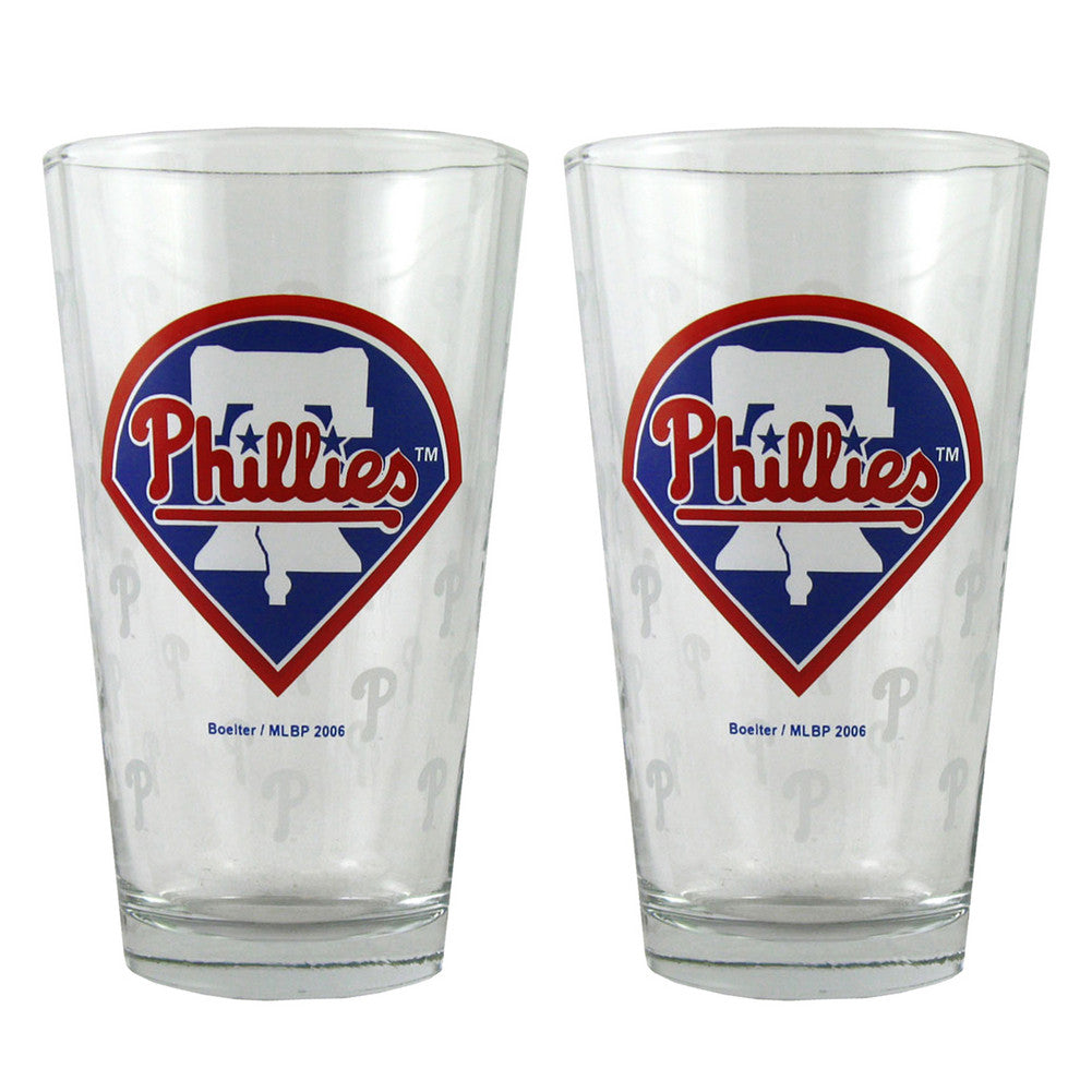 Boelter Pint Glass 2-pack - Philadelphia Phillies
