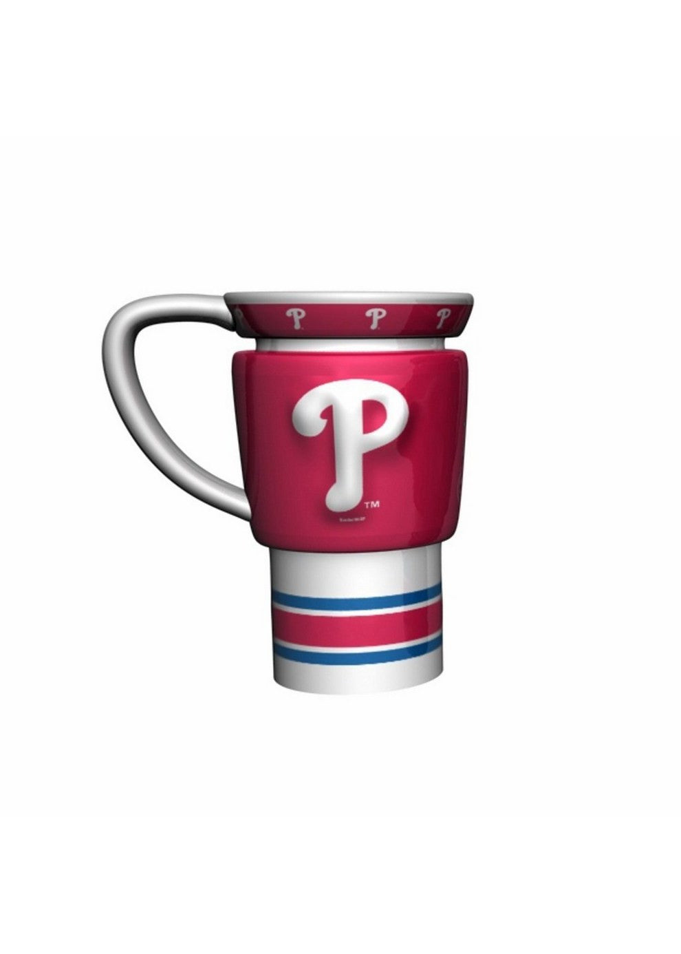 Mlb 15oz Sculpted Travel Mug - Philadelphia Phillies