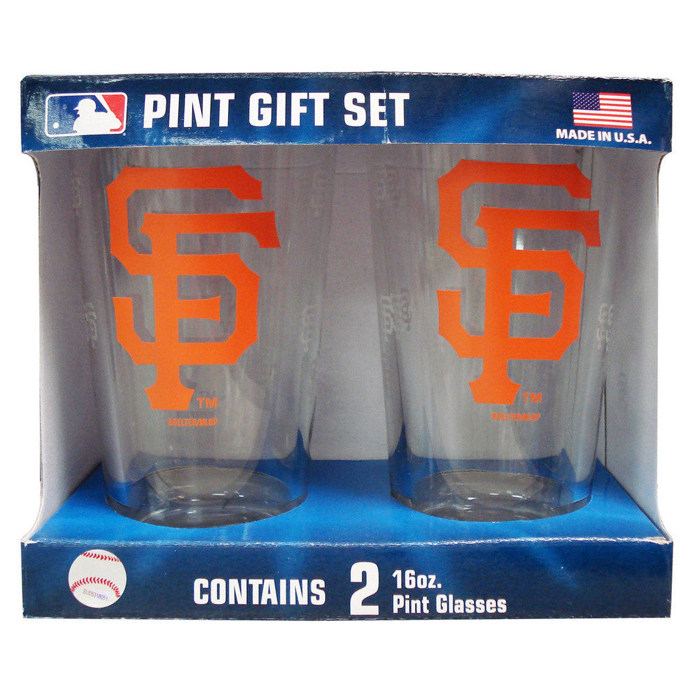 Boelter Pint Glass 2-pack - San Francisco Giants