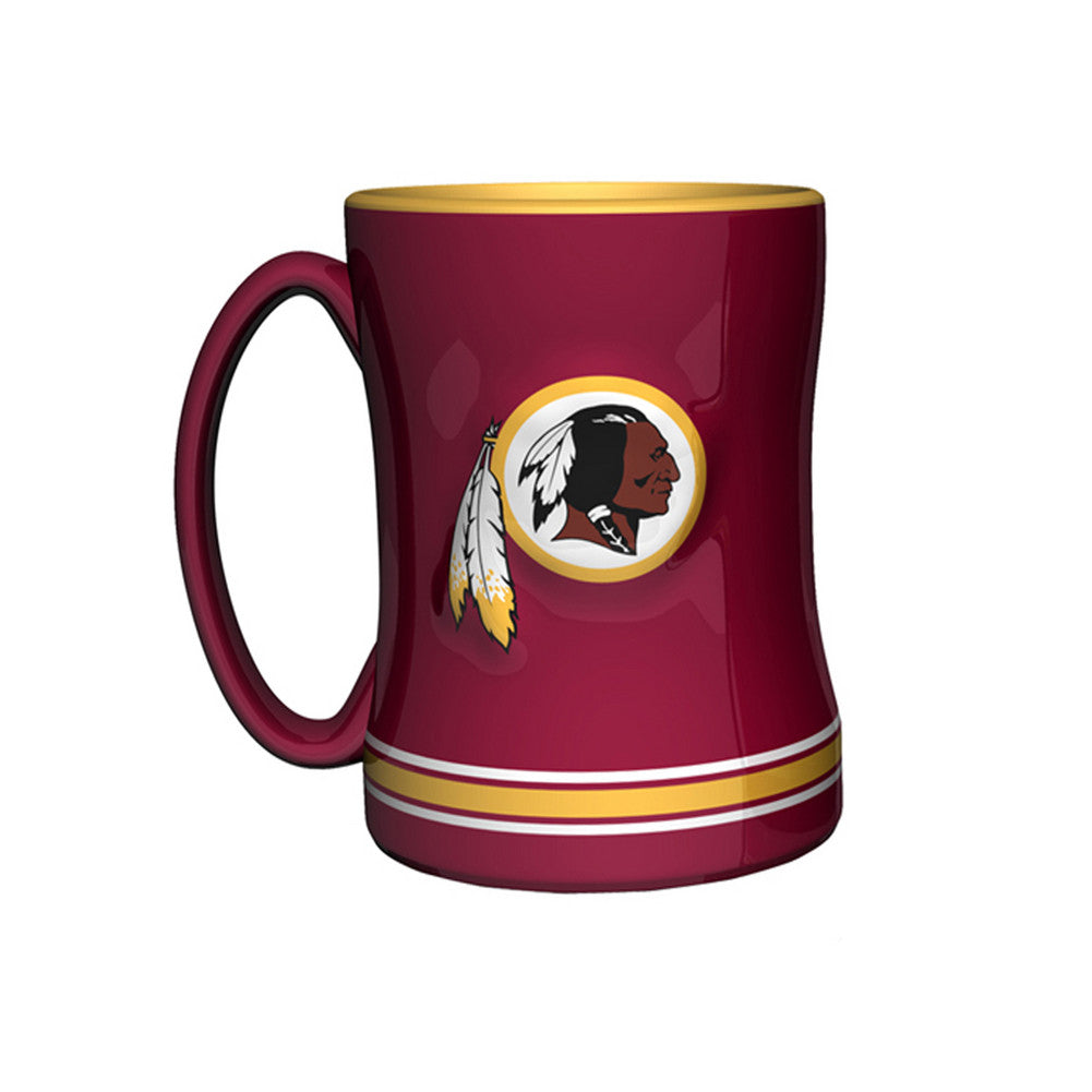 Boxed Relief Sculpted Mug - Washington Redskins