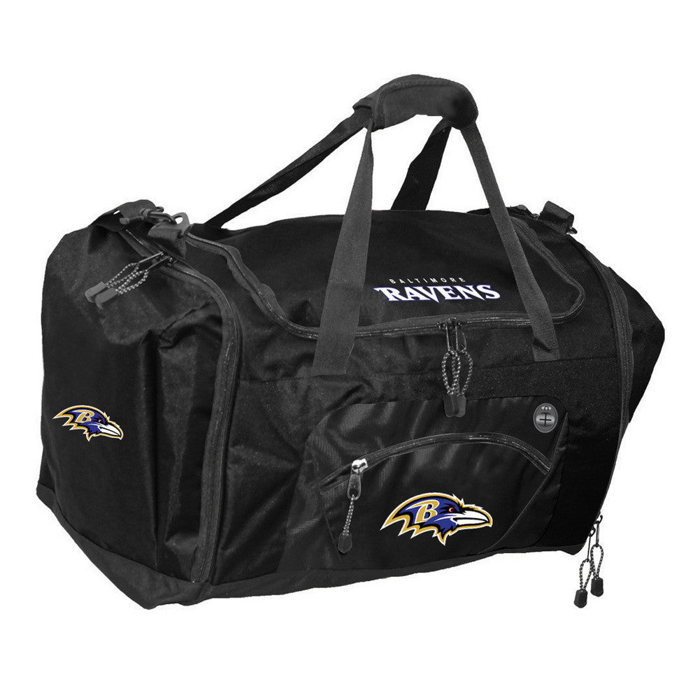 Road Block Duffle Bag Nfl Black - Baltimore Ravens