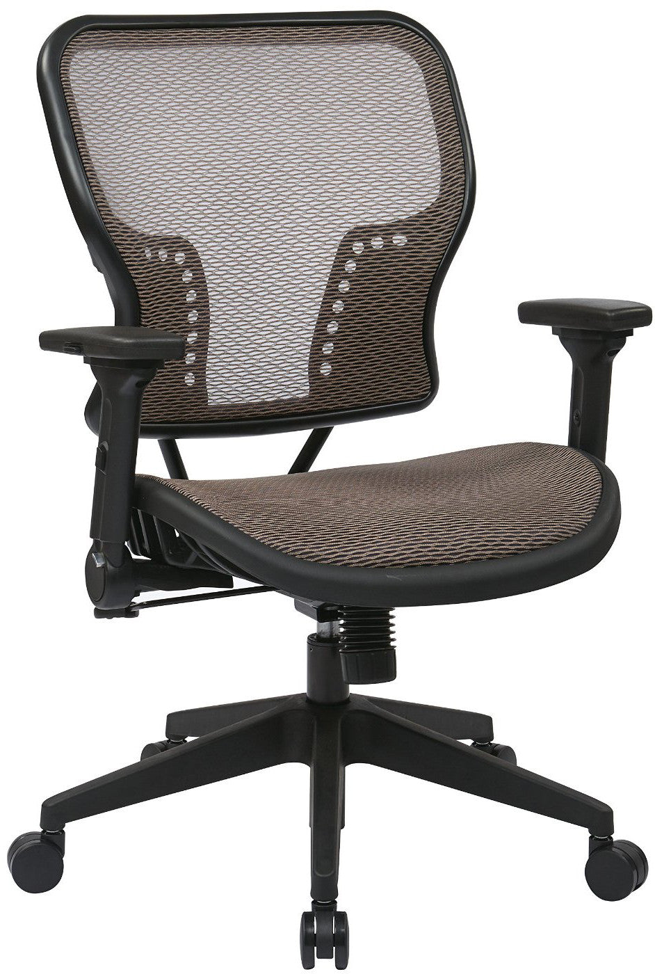 Space Seating 213-88n1f3 Latte Air Grid¨ Seat And Back Chair With 2-to-1 Synchro Tilt Control