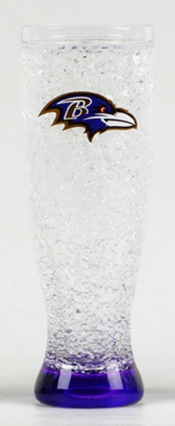 16oz Crystal Freezer Pilsner Nfl - Baltimore Ravens