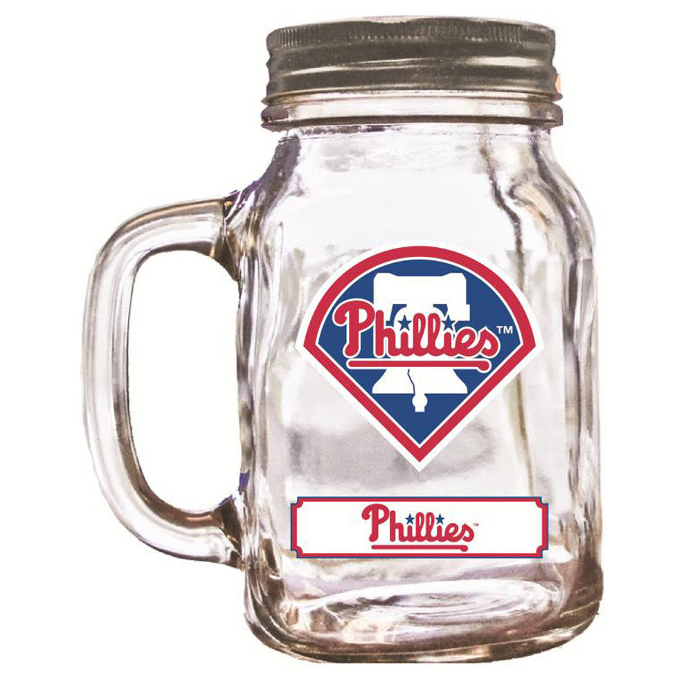 Duckhouse 16 Ounce Mason Jar - Philadelphia Phillies